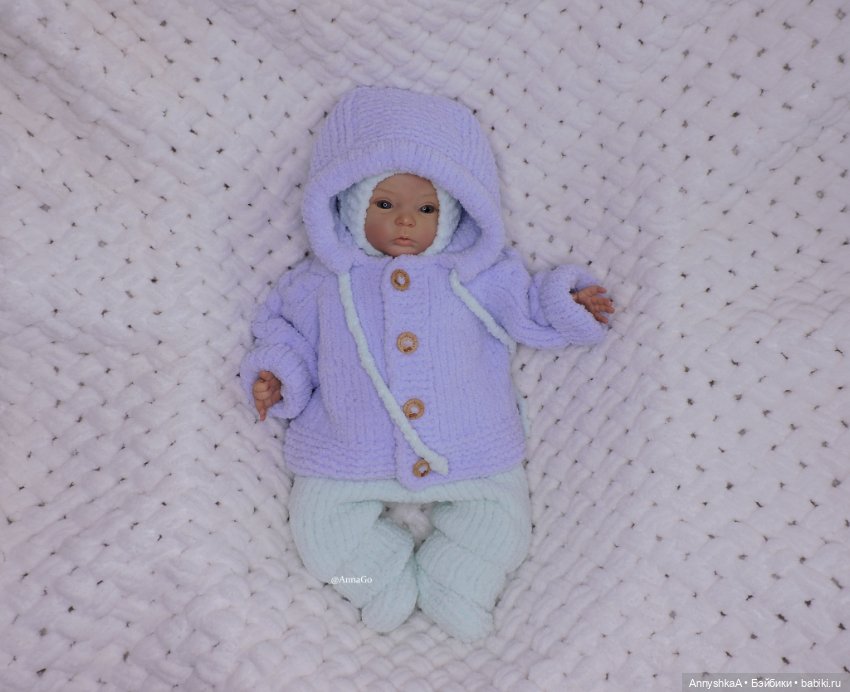 Плюшевый комплект на рост 54-62см