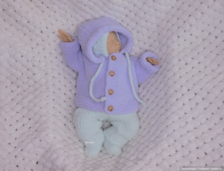 Плюшевый комплект на рост 54-62см (фото 7)