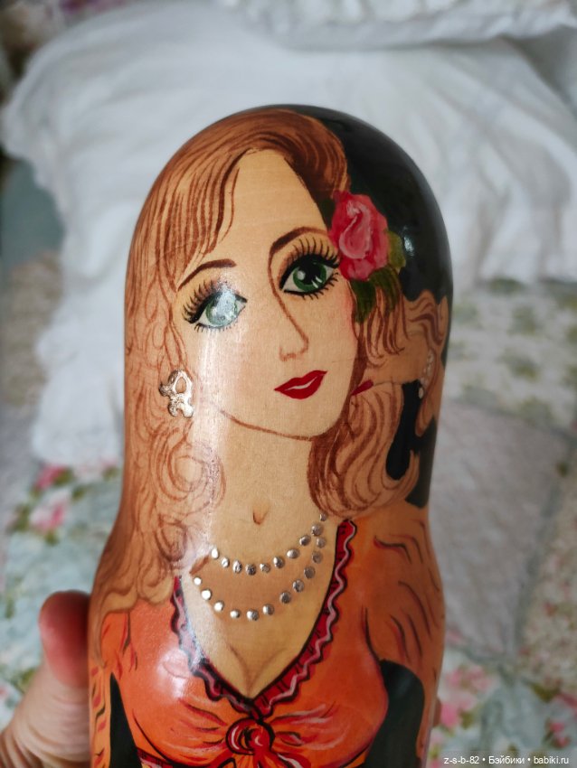 Матрёшка с ручной авторский росписью