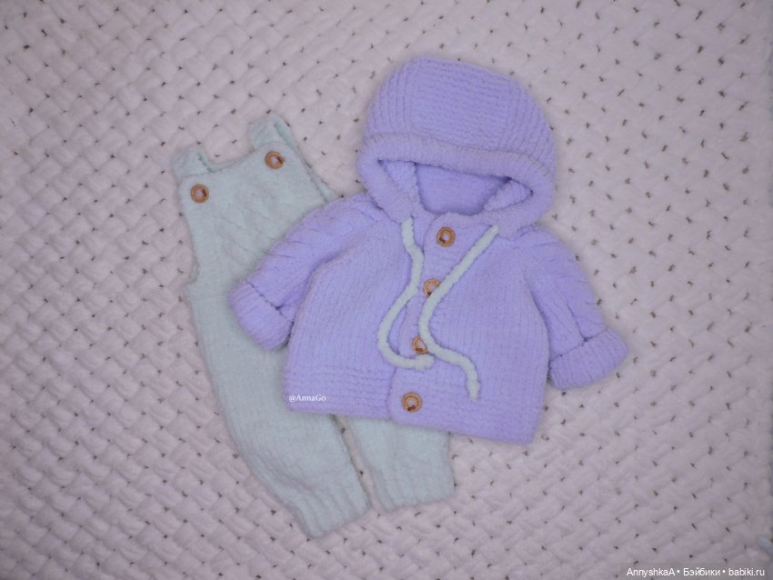 Плюшевый комплект на рост 54-62см (фото 5)