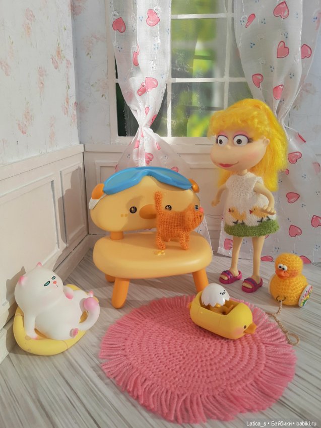 Стульчик уточка — Кукольная мебель