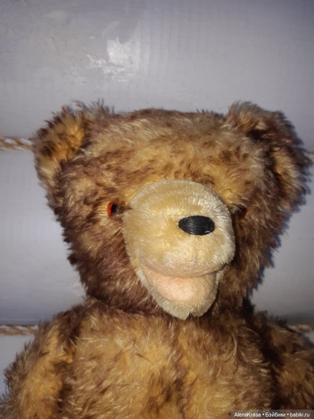 Мишка шарнирный ГДР — Винтажные куклы и игрушки детства (фото 4)