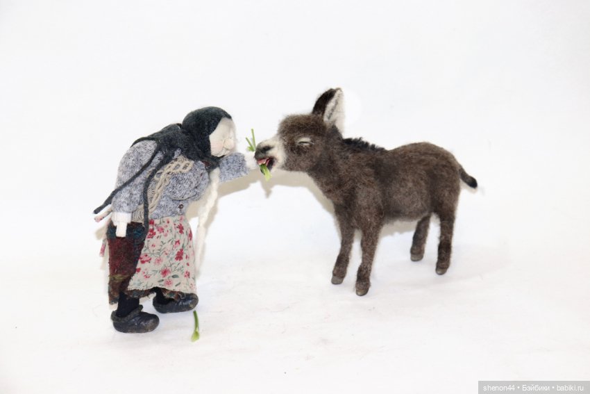 Ослик — Авторские игрушки (фото 3)