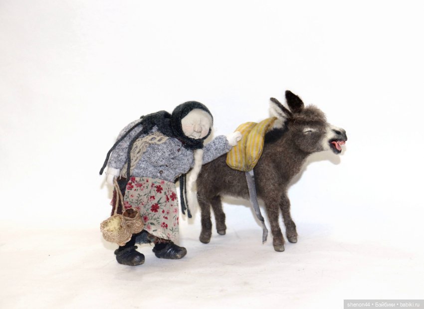 Ослик — Авторские игрушки (фото 4)