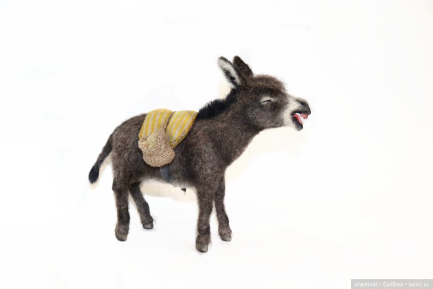 Ослик — Авторские игрушки (фото 6)