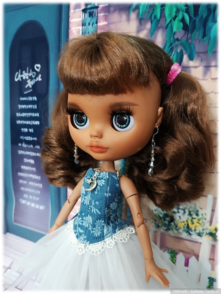 Адель - красотка Блайз на базе ТБЛ (Blythe TBL) (фото 5)
