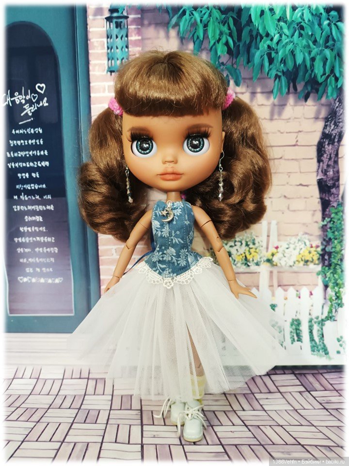 Адель - красотка Блайз на базе ТБЛ (Blythe TBL) (фото 6)