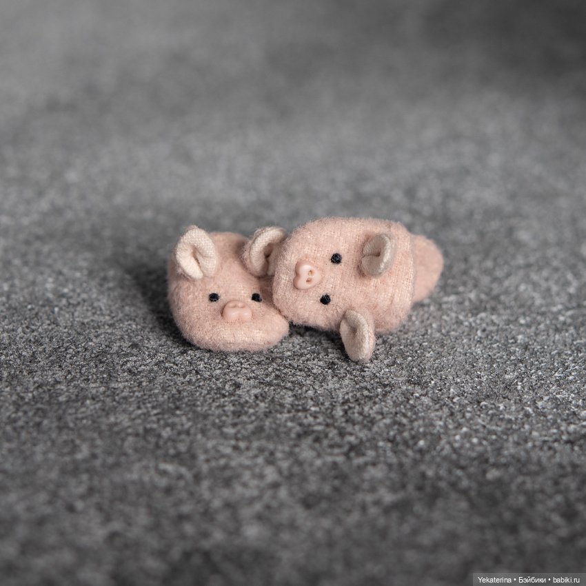 Тапочки поросята — Обувь для BJD (фото 2)