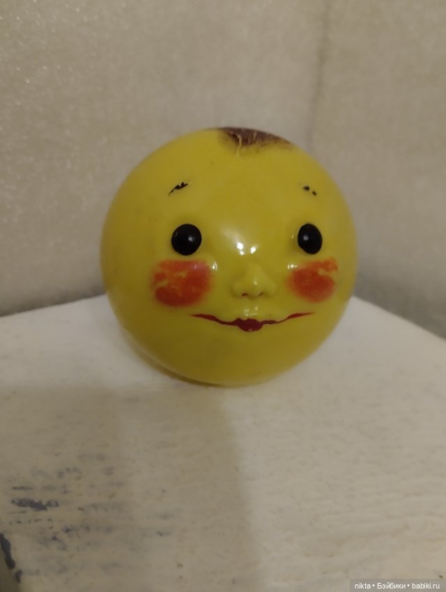 Целлулоидная игрушка СССР Колобок