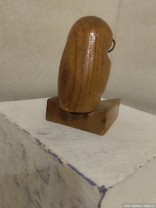 Деревянный сувенир СССР Учёная сова (фото 3)