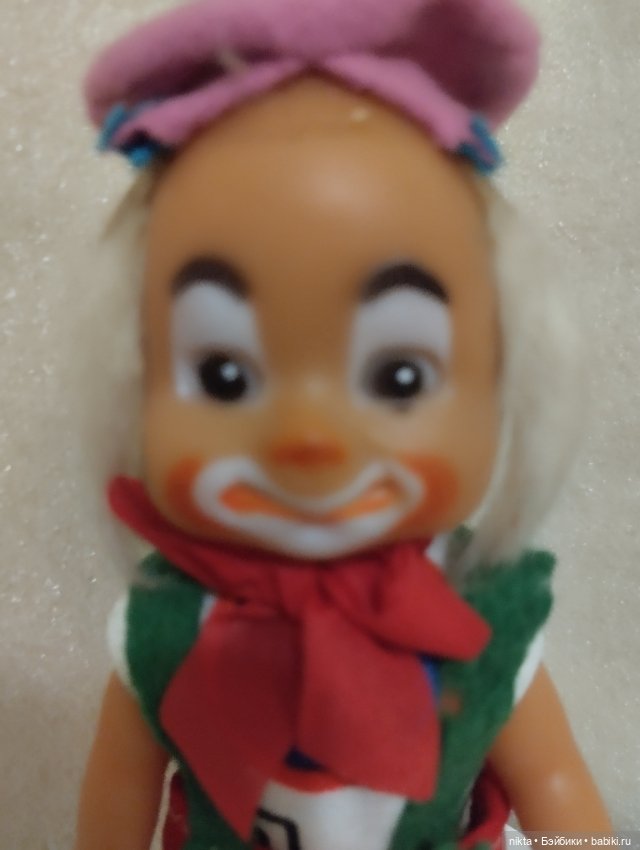 Кукла, клоун ГДР — Винтажные куклы и игрушки детства