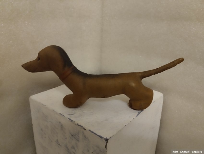 Резиновая игрушка СССР Такса