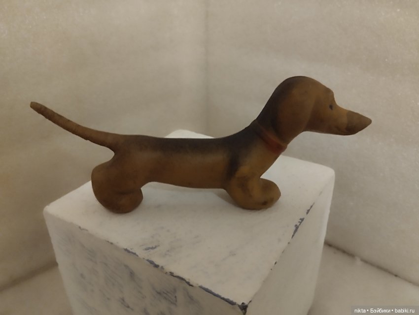 Резиновая игрушка СССР Такса (фото 3)