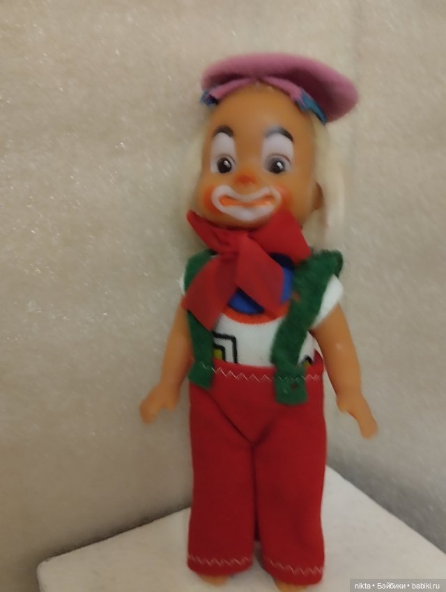 Кукла, клоун ГДР — Винтажные куклы и игрушки детства (фото 2)