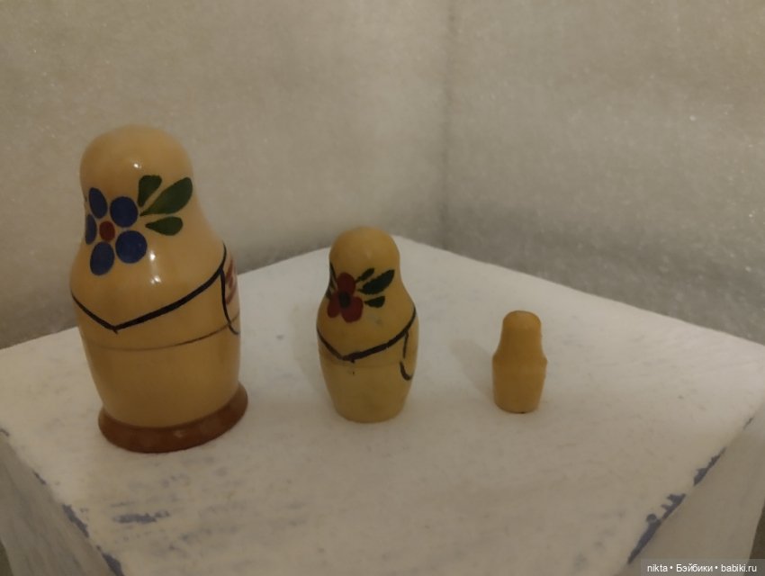Матрёшка СССР 3х местная — Винтажные куклы и игрушки детства (фото 3)
