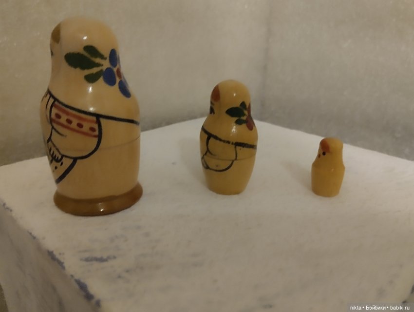 Матрёшка СССР 3х местная — Винтажные куклы и игрушки детства (фото 4)