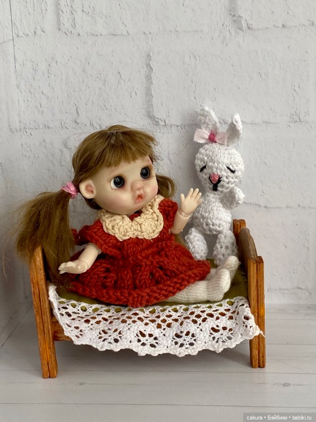 Малышка обитсу — Шарнирные куклы (не BJD) (фото 3)