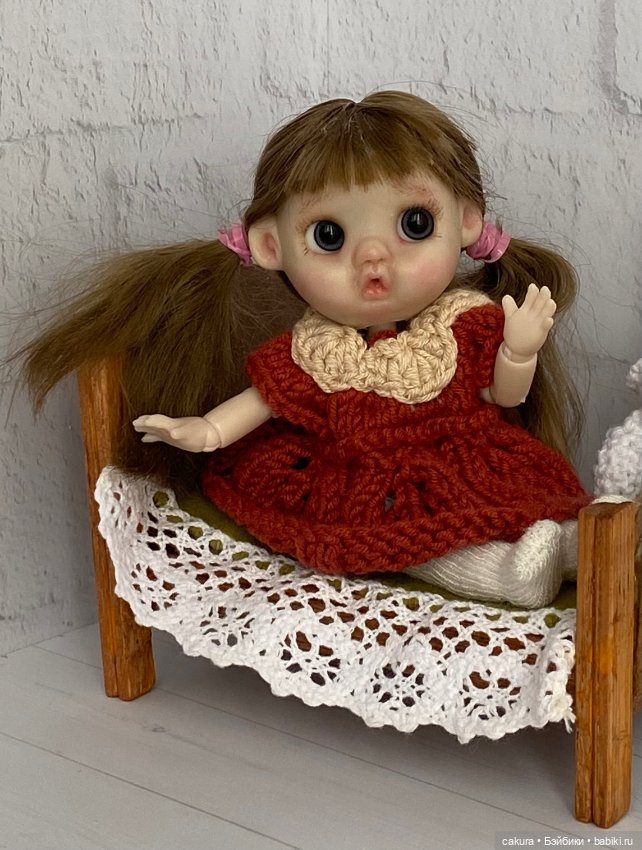Малышка обитсу — Шарнирные куклы (не BJD) (фото 8)