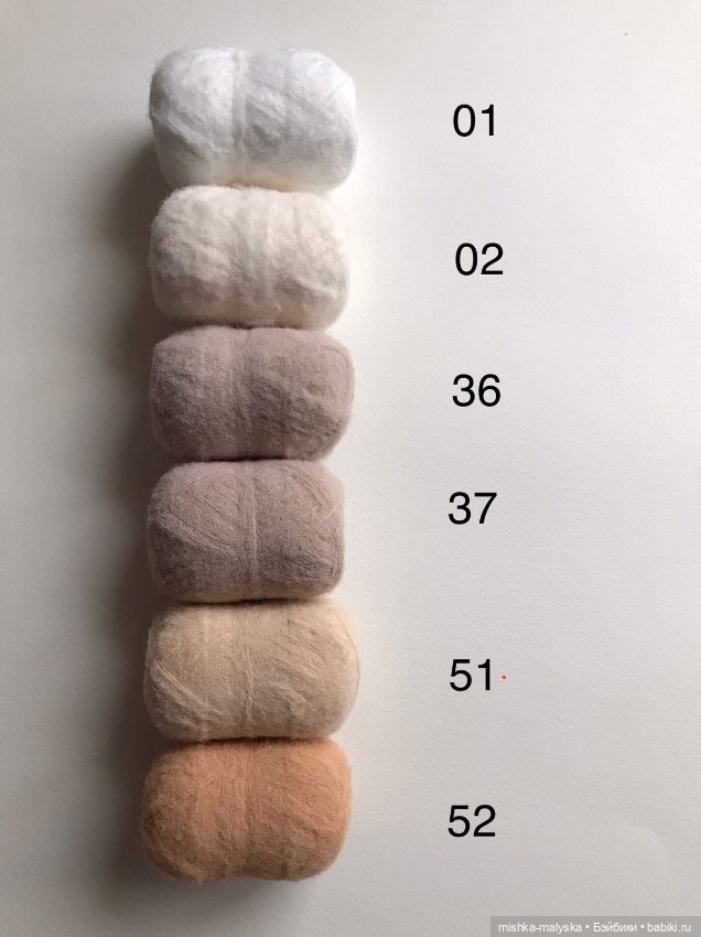 Пряжа для вязания игрушек. Новые цвета