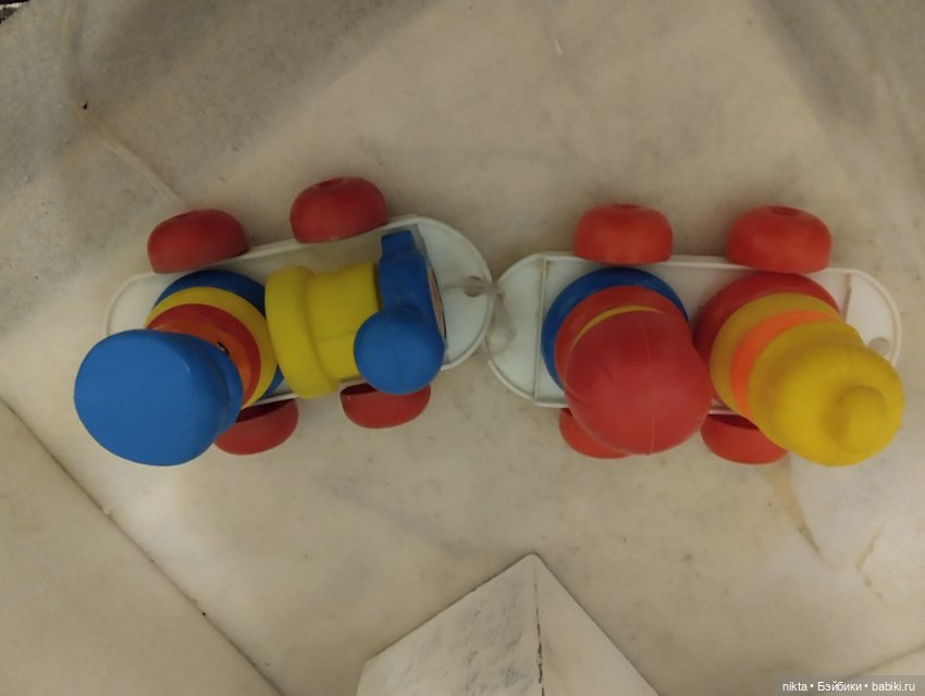 Игрушка каталка ГДР Пирамидка (фото 7)