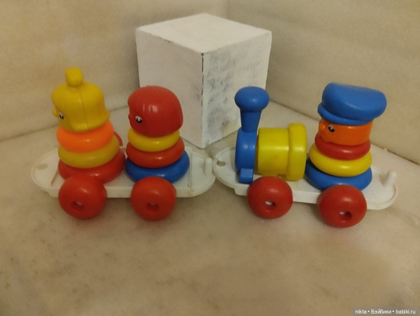 Игрушка каталка ГДР Пирамидка (фото 4)
