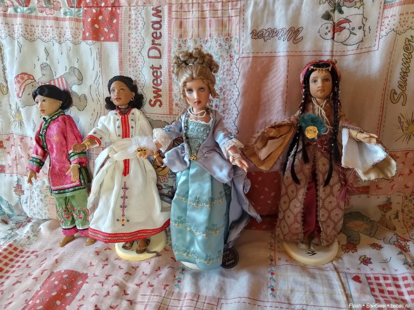 Лот кукол Хелен Киш Китай, Эфиопия, Франция, Турция