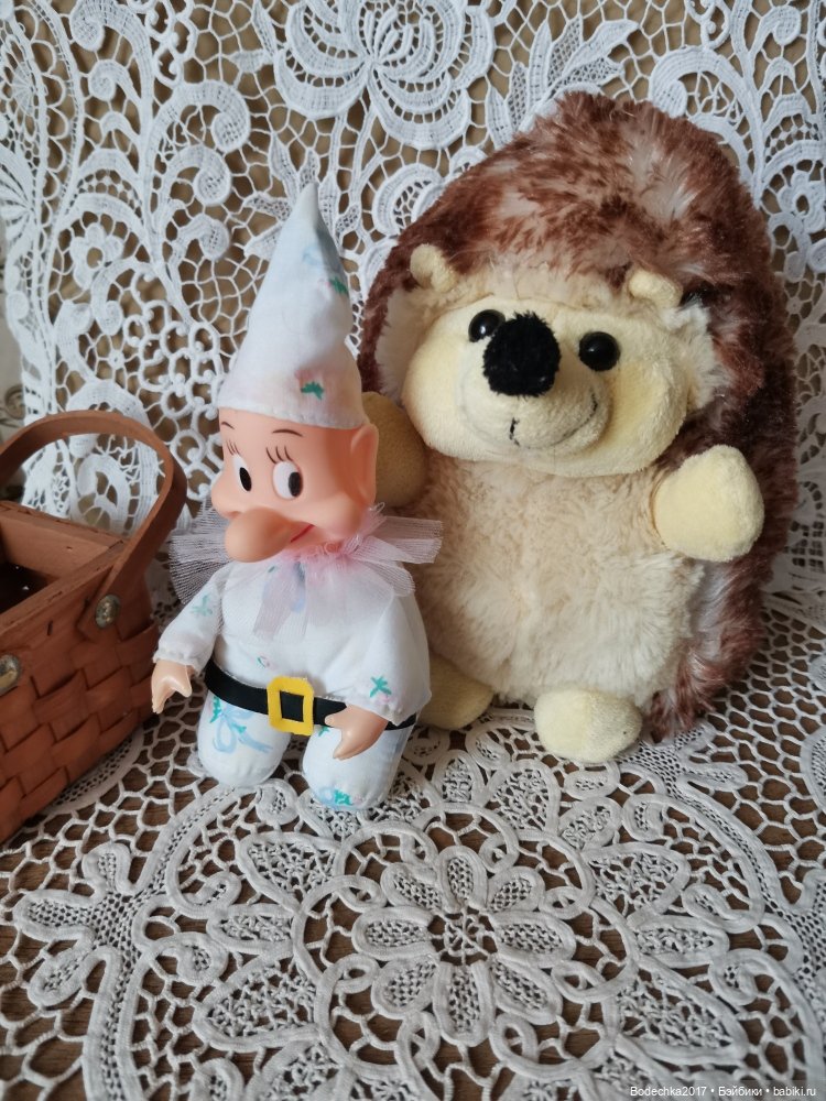 Гномик в корзинке — Аксессуары для кукол (фото 5)