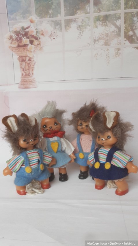 Кошка и мышка — Винтажные куклы и игрушки детства