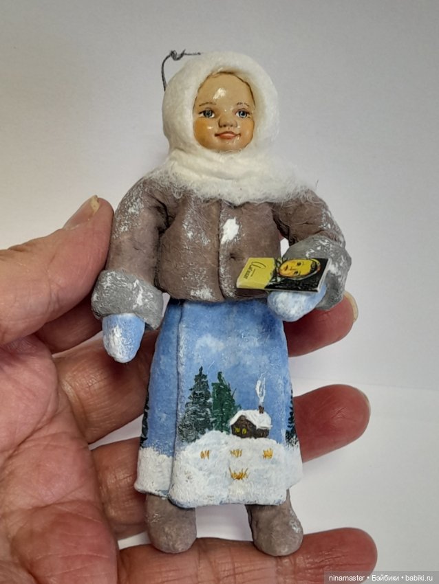 Ватная елочная игрушка — Авторские игрушки (фото 8)