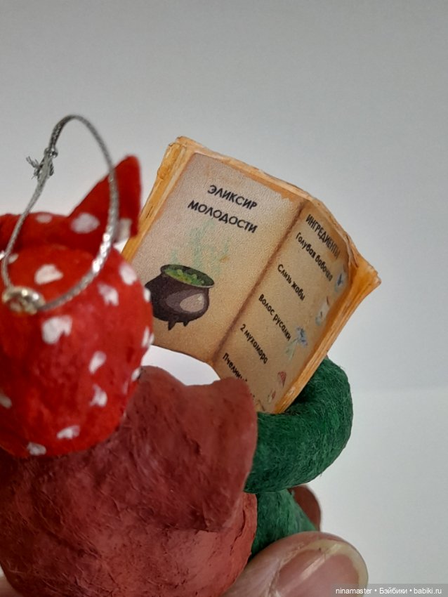 Ватная елочная игрушка — Авторские игрушки (фото 6)