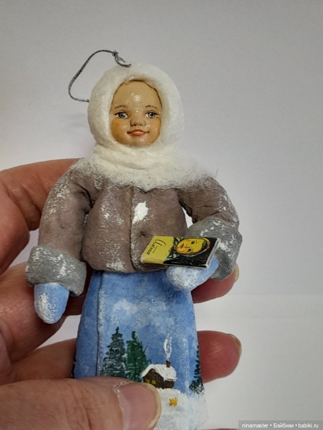 Ватная елочная игрушка — Авторские игрушки (фото 10)