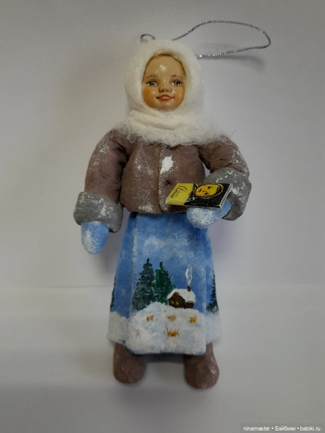 Ватная елочная игрушка — Авторские игрушки