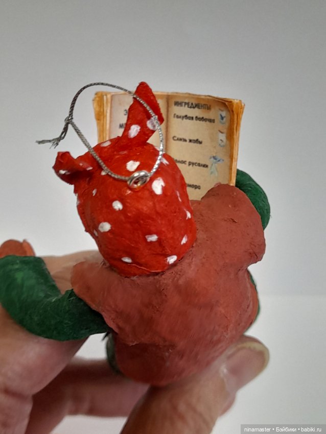 Ватная елочная игрушка — Авторские игрушки (фото 7)