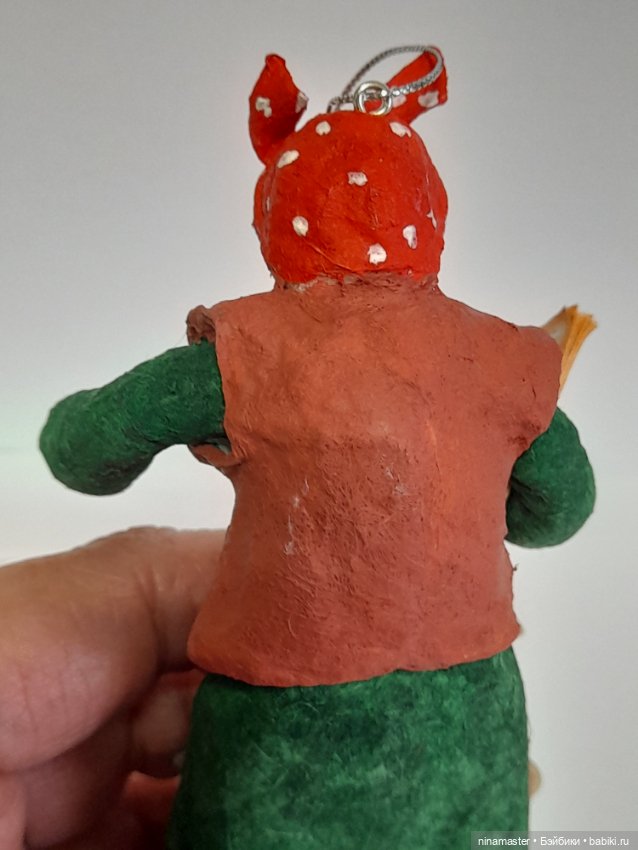 Ватная елочная игрушка — Авторские игрушки (фото 5)