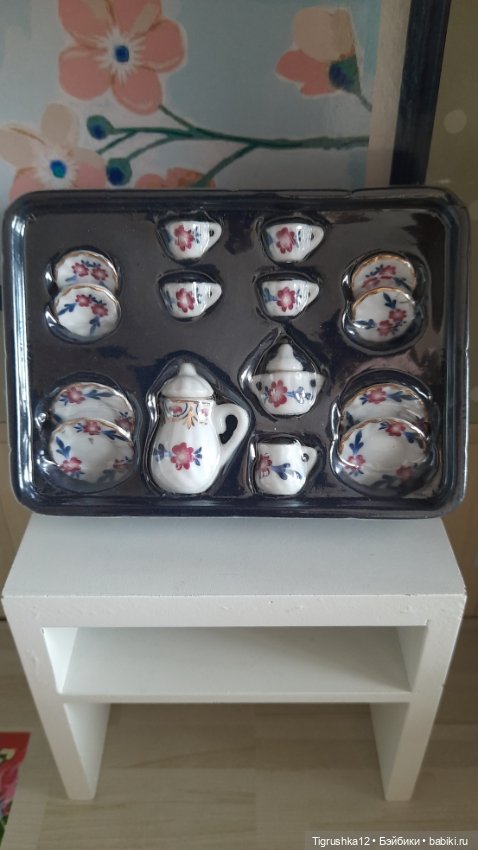 Чайный сервиз — Посуда для кукол (фото 2)