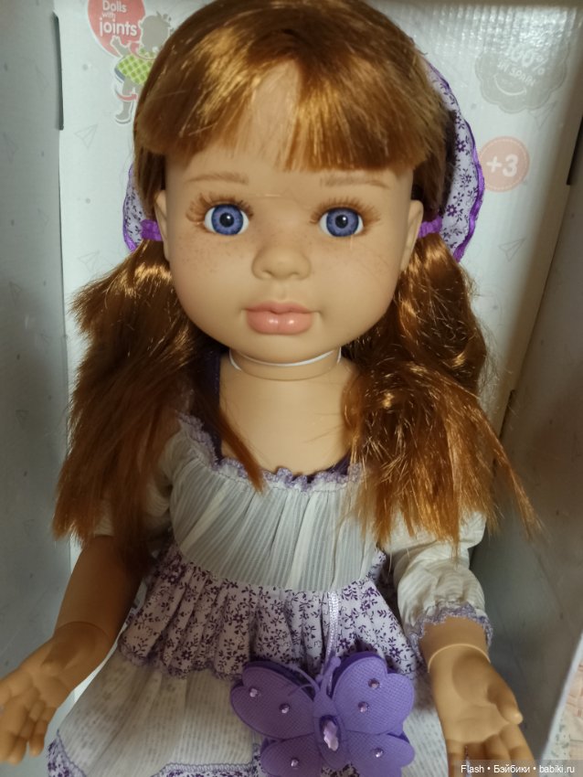 Кукла шарнирная 60см Paola reina старый выпуск