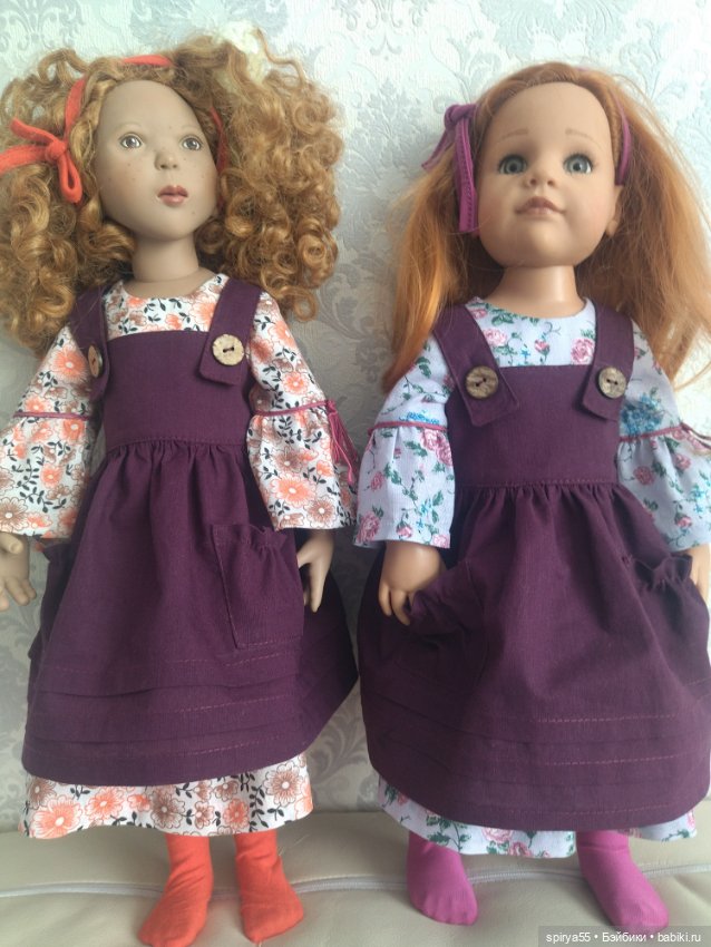 Скидка ! Наряд из 4 предметов в стиле бохо для кукол Готц и Цвергназе