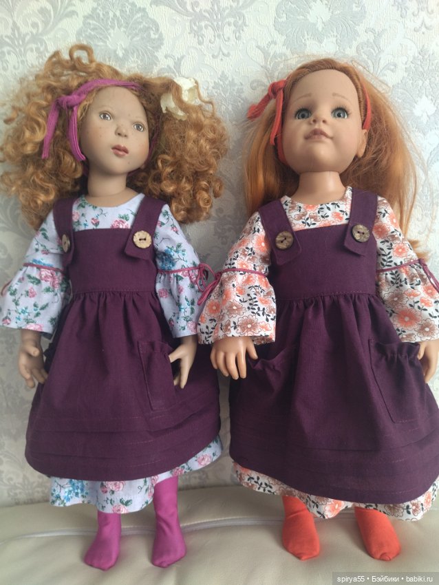 Скидка ! Наряд из 4 предметов в стиле бохо для кукол Готц и Цвергназе (фото 8)