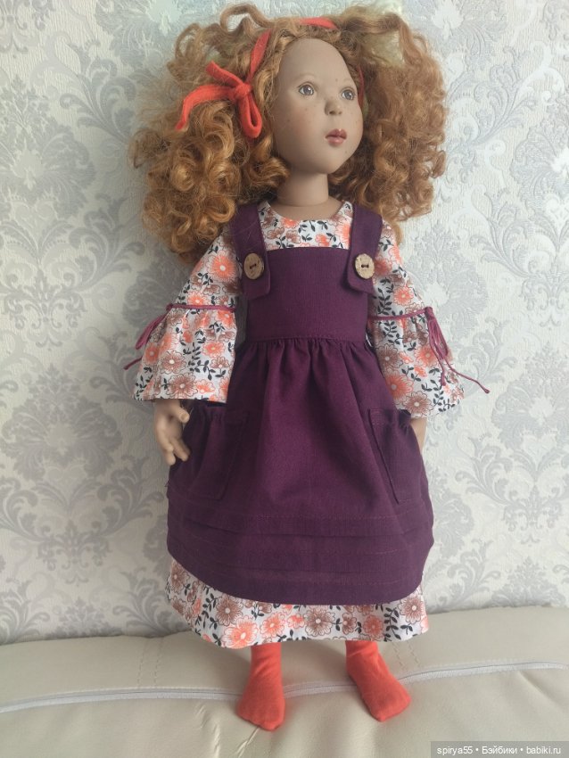 Скидка ! Наряд из 4 предметов в стиле бохо для кукол Готц и Цвергназе (фото 5)