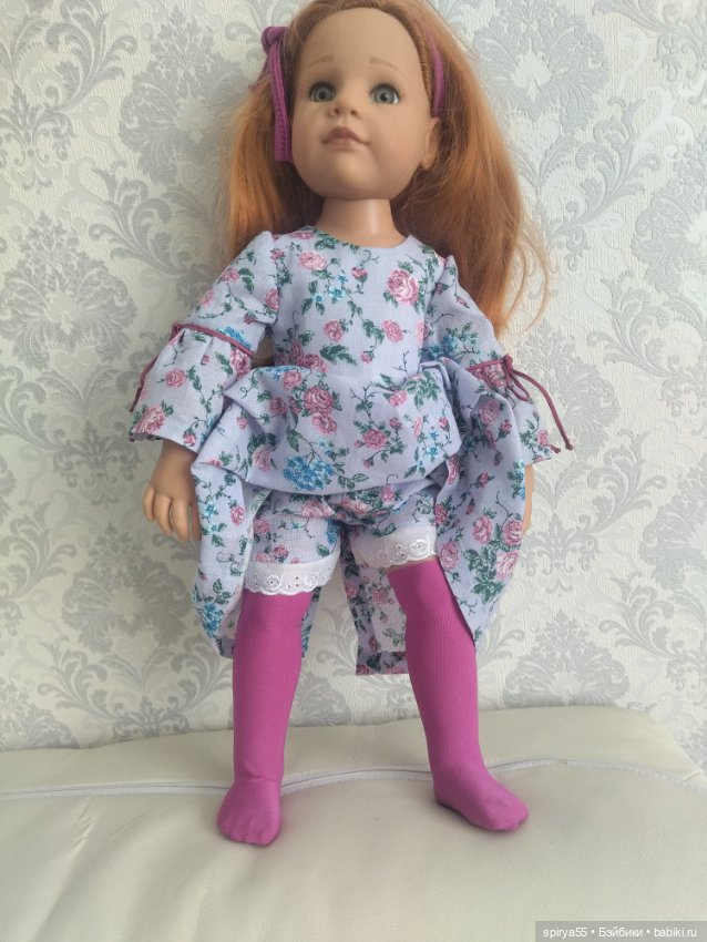 Скидка ! Наряд из 4 предметов в стиле бохо для кукол Готц и Цвергназе (фото 4)