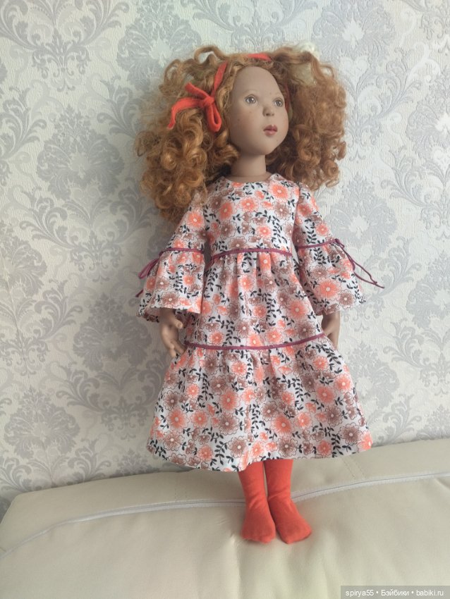 Скидка ! Наряд из 4 предметов в стиле бохо для кукол Готц и Цвергназе (фото 6)