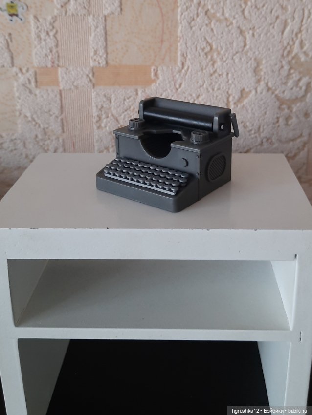 Печатная машинка — Кукольная миниатюра и румбокс (фото 2)