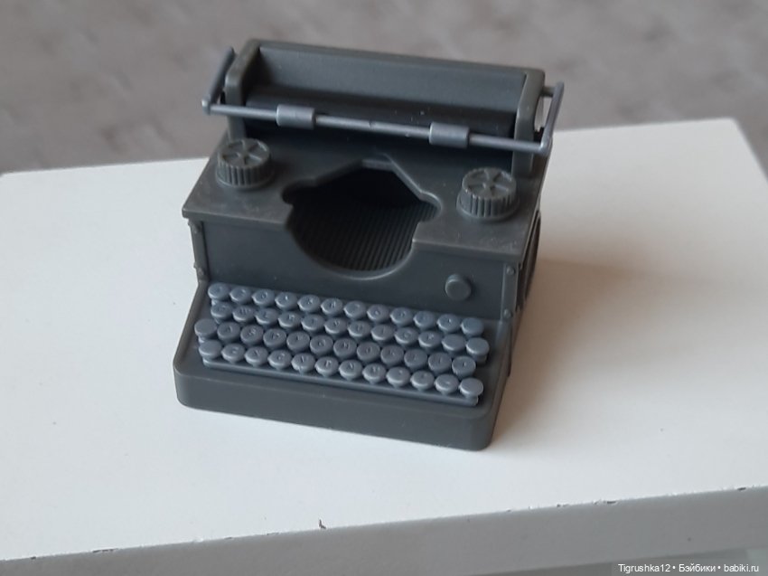 Печатная машинка — Кукольная миниатюра и румбокс (фото 5)