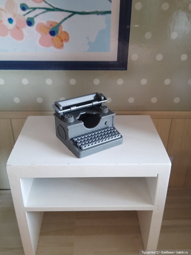 Печатная машинка — Кукольная миниатюра и румбокс