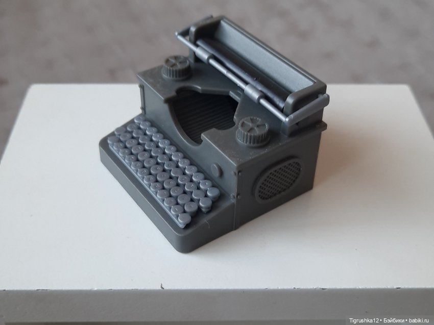 Печатная машинка — Кукольная миниатюра и румбокс (фото 7)