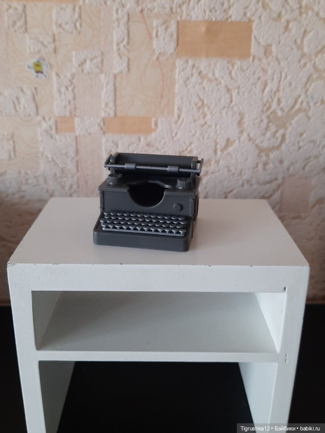Печатная машинка — Кукольная миниатюра и румбокс (фото 3)