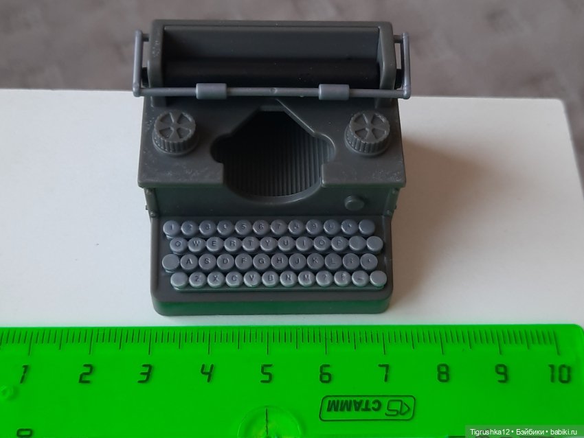 Печатная машинка — Кукольная миниатюра и румбокс (фото 8)