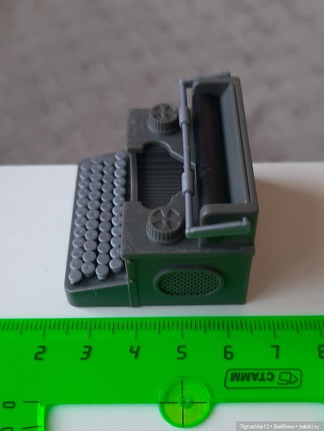 Печатная машинка — Кукольная миниатюра и румбокс (фото 9)