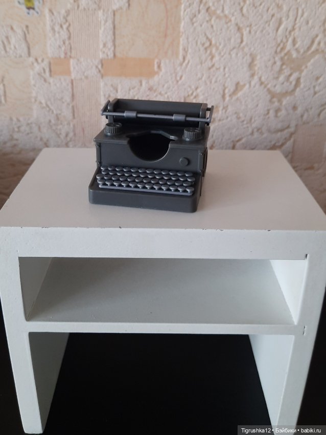 Печатная машинка — Кукольная миниатюра и румбокс (фото 4)