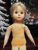 Кукла Лена. Самый ранний выпуск начало 60-х годов. Горьковская фабрика игрушек "Мир" (фото 5)